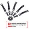 160Pcs Picture Hangers Kit, Including 80Pcs Black Sawtooth Picture Frame Hanging Hangers Double Hole and 80Pcs Photo Frame Turn Button with Screws Perfect for Home Decoration - Black